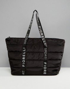 Черная стеганая сумка Fiorelli Sport - Черный