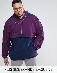 Фиолетовая куртка в винтажном стиле с молнией до груди Puma PLUS эксклюзивно для ASOS - Фиолетовый