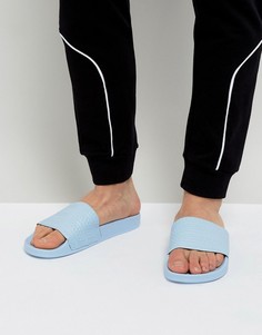 Синие шлепанцы adidas Originals Adilette BA7539 - Синий