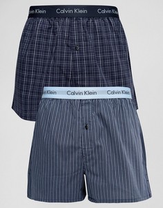 2 тканых боксеров узкого кроя Calvin Klein - Синий