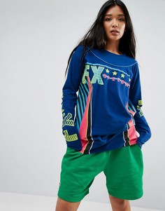 Футболка с принтом и длинными рукавами ASOS - Мульти
