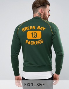 Флисовая куртка c махровым принтом Packers на спине Majestic эксклюзивно для ASOS - Зеленый