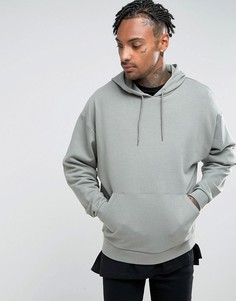 Oversize-худи зеленого цвета ASOS - Зеленый
