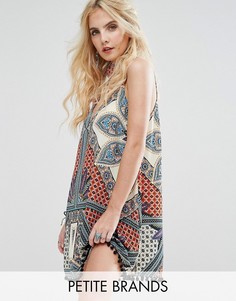 Свободное платье с принтом Sisters Of The Tribe Petite - Мульти