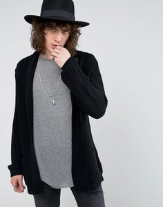 Черный вязаный кардиган ASOS Ultimate - Черный