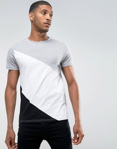 Футболка со вставками D-Struct - Серый