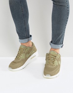 Зеленые кроссовки Nike Air Max 90 Ultra Breathe 898010-200 - Зеленый