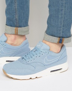 Голубые премиум-кроссовки Nike Air Max 1 898009-401 - Синий
