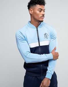 Обтягивающая спортивная куртка Gym King - Синий