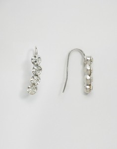 Серьги с камнями ASOS - Прозрачный