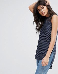 Майка в полоску Native Youth - Темно-синий