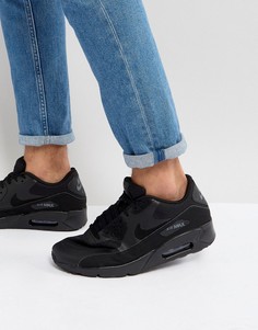 Черные кроссовки Nike Air Max 90 Ultra 2.0 875695-002 - Черный