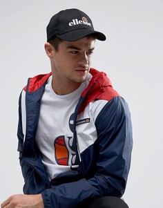 Бейсболка c вышитым логотипом Ellesse - Черный