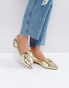 Балетки ASOS LATTER - Золотой