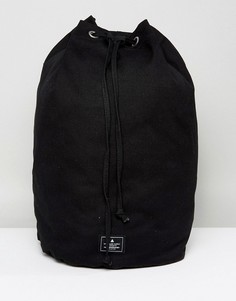 Черный парусиновый рюкзак ASOS - Черный
