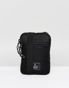 Черная сумка для путешествий с сетчатым карманом ASOS - Черный