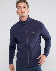 Темно-синяя легкая куртка с воротником-стойкой Lyle &amp; Scott - Темно-синий