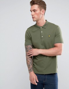 Зеленая футболка-поло Lyle &amp; Scott - Зеленый