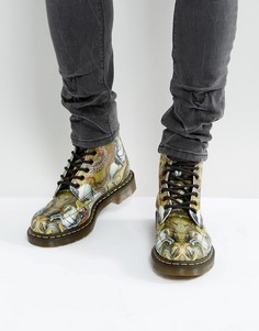 Ботинки с 8 парами люверсов Dr Martens 1460 George &amp; Dragon - Мульти