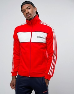 Красная спортивная куртка adidas Originals London Pack Block BK7840 - Красный