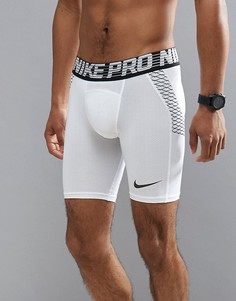 Белые шорты Nike Training Pro Hypercool 828158-100 - Белый