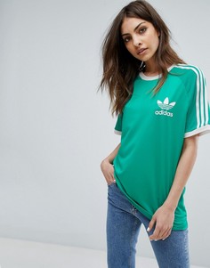 Зеленая футболка adidas Originals - Зеленый