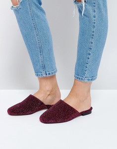 Туфли на плоской подошве ASOS MOTH - Розовый