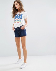 Шорты с необработанной нижней кромкой Levis 501 - Синий Levis®