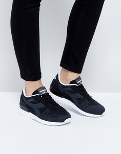 Черные плетеные кроссовки Diadora Titan - Черный
