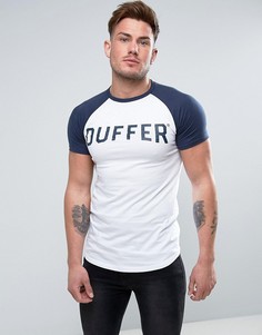 Белая футболка с рукавами реглан Duffer - Белый