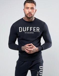 Черный свитшот с логотипом Duffer - Черный