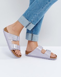 Сандалии с двумя ремешками на пряжке Birkenstock Arizona Lavender - Фиолетовый