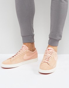 Розовые низкие кроссовки Nike Blazer 371760-801 - Розовый