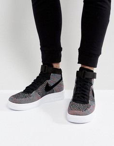 Розовые кроссовки Nike Air Force 1 Flyknit 817420-602 - Розовый