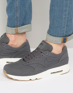 Серые премиум-кроссовки Nike Air Max 1 898009-002 - Серый