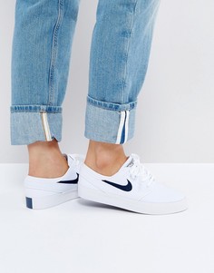 Белые кроссовки Nike SB Zoom Janoski - Белый