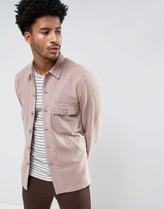 Розовая рубашка навыпуск ASOS - Розовый