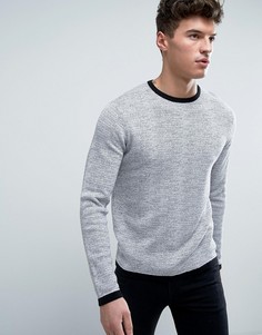 Меланжевый джемпер Jack & Jones Core - Серый
