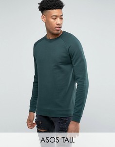 Свитшот цвета хаки ASOS TALL - Зеленый