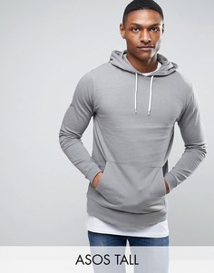 Худи серого цвета ASOS TALL - Серый