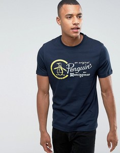 Футболка с логотипом Original Penguin - Темно-синий