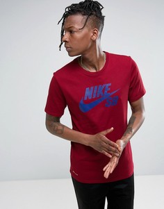 Красная футболка с логотипом Nike SB 821946-677 - Красный