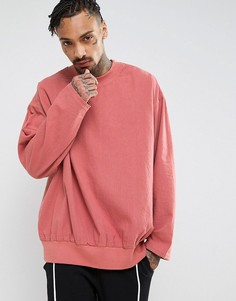 Розовый oversize-свитшот ASOS - Розовый
