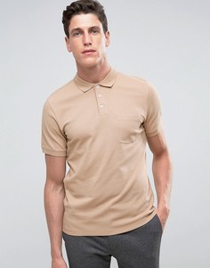 Фактурное поло Selected Homme - Светло-серый
