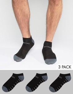3 пары низких спортивных носков Jack &amp; Jones Tech - Черный