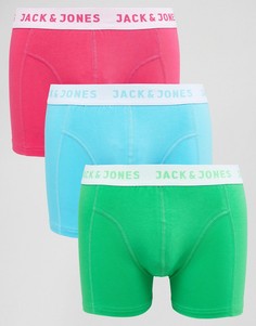 3 пары боксеров-брифов Jack &amp; Jones - Мульти