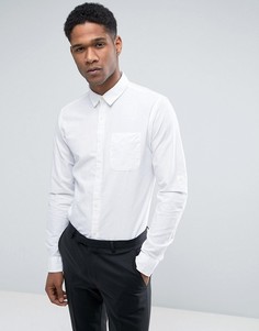 Облегающая льняная рубашка Jack &amp; Jones - Белый