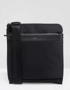 Черная сумка для путешествий с кожаной отделкой HUGO by Hugo Boss - Черный
