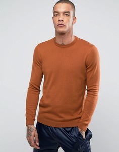 Хлопковый джемпер ASOS - Рыжий