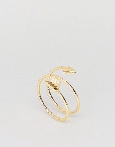 Тройное кольцо на мизинец ASOS - Золотой